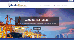 Desktop Screenshot of drakefinance.com
